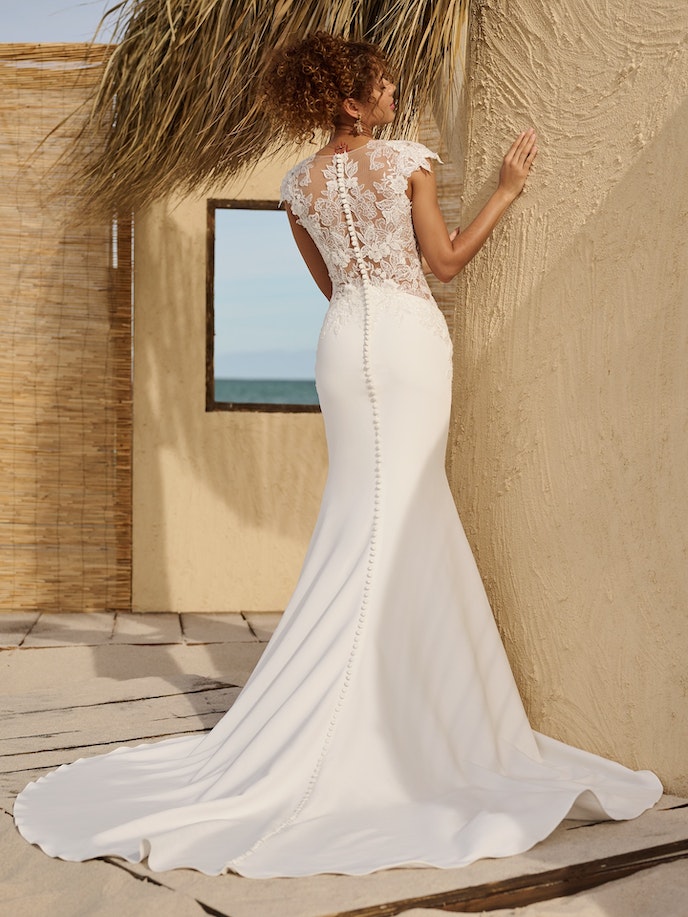 Rebecca Ingram Idabelle Sheath Wedding Dress 23RK674A01 PROMO4 IV