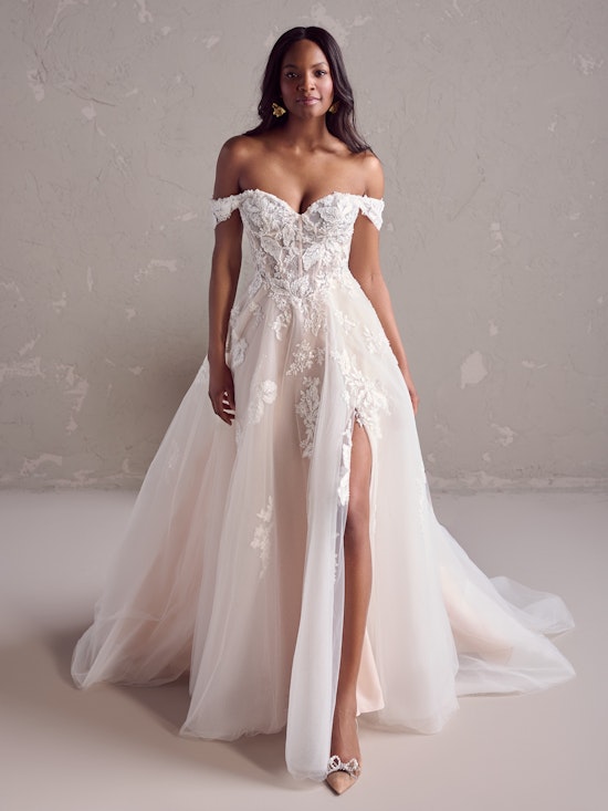 Rebecca Ingram Janice A Line Wedding Dress 24RN159A01 Alt50 BLS