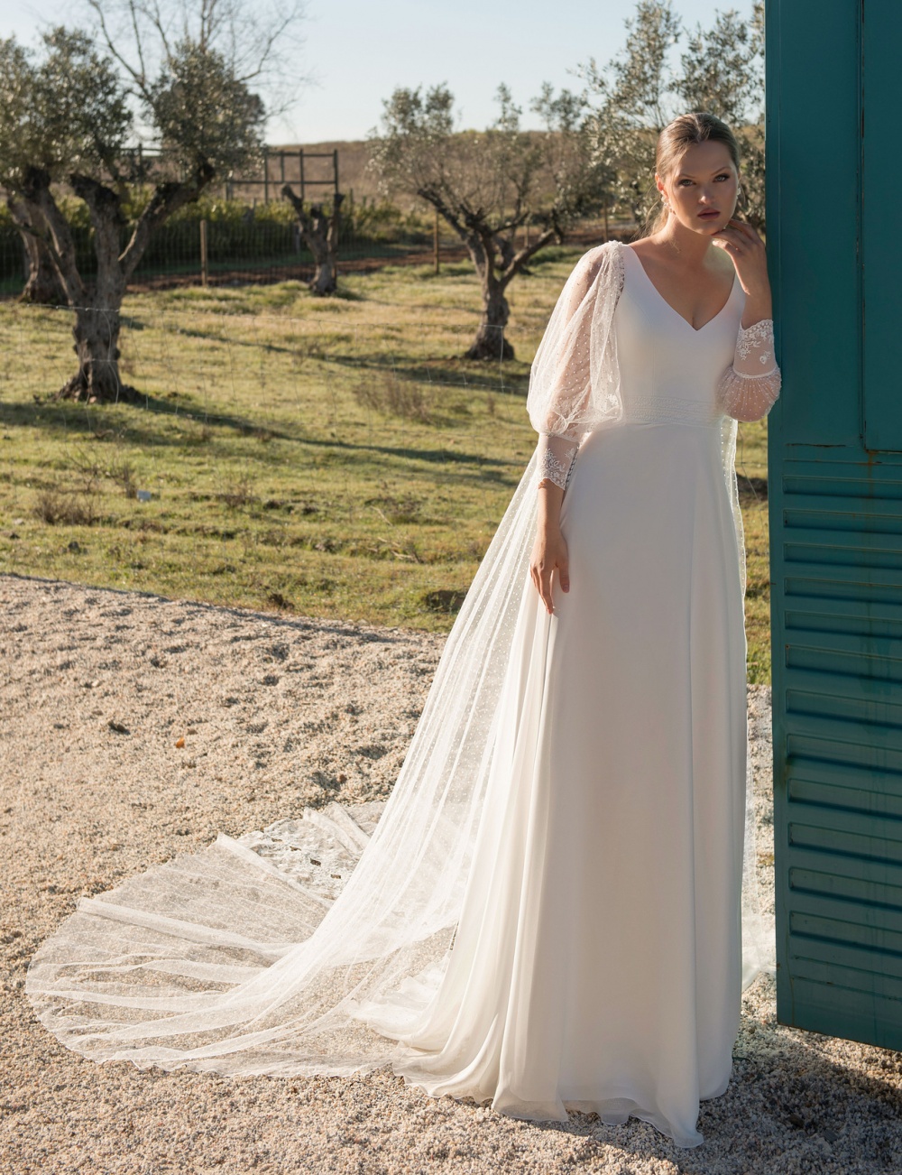 E depois do vestido... a capa!